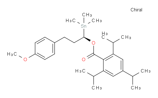 (R)-3-(4-methoxyphenyl)-1-(trimethylstannyl)propyl 2,4,6-triisopropylbenzoate