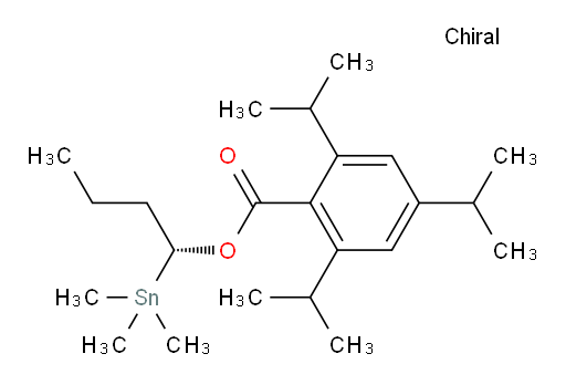(R)-1-(trimethylstannyl)butyl 2,4,6-triisopropylbenzoate