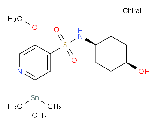 N-((1s,4s)-4-hydroxycyclohexyl)-5-methoxy-2-(trimethylstannyl)pyridine-4-sulfonamide
