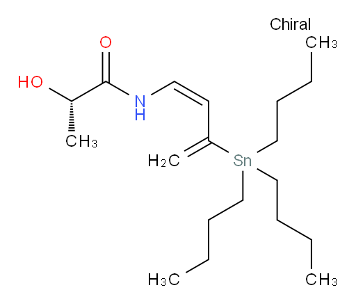 (S,Z)-2-hydroxy-N-(3-(tributylstannyl)buta-1,3-dien-1-yl)propanamide