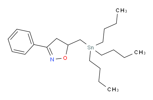3-phenyl-5-((tributylstannyl)methyl)-4,5-dihydroisoxazole