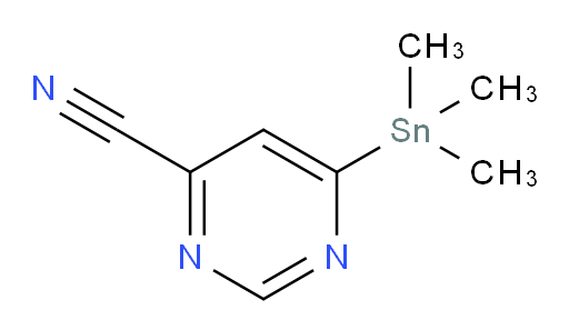 6-(trimethylstannyl)pyrimidine-4-carbonitrile