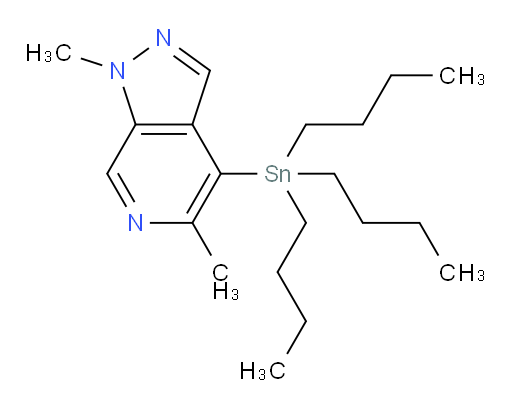 1,5-dimethyl-4-(tributylstannyl)-1H-pyrazolo[3,4-c]pyridine
