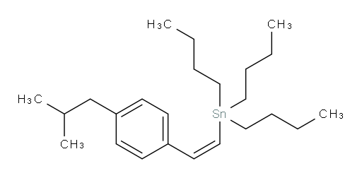 (Z)-tributyl(4-isobutylstyryl)stannane