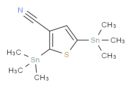 2,5-bis(trimethylstannyl)thiophene-3-carbonitrile