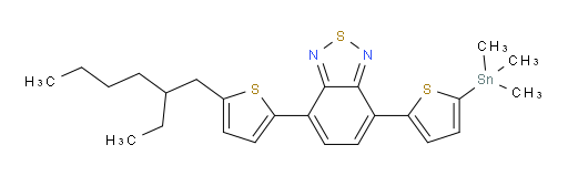 4-(5-(2-ethylhexyl)thiophen-2-yl)-7-(5-(trimethylstannyl)thiophen-2-yl)benzo[c][1,2,5]thiadiazole