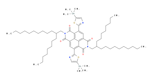 2,7-bis(2-octyldodecyl)-4,9-bis(5-(trimethylstannyl)thiazol-2-yl)benzo[lmn][3,8]phenanthroline-1,3,6,8(2H,7H)-tetraone