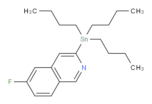 6-fluoro-3-(tributylstannyl)isoquinoline