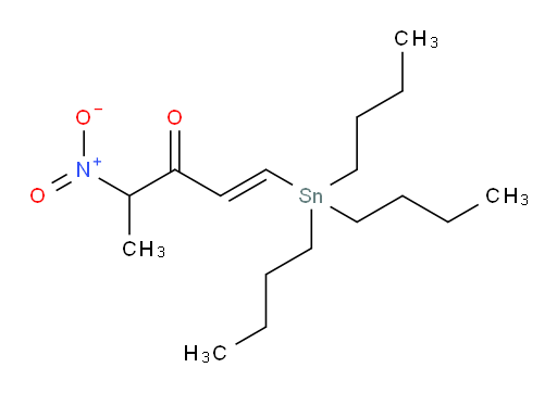 (E)-4-nitro-1-(tributylstannyl)pent-1-en-3-one