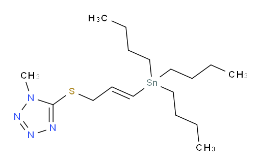 (E)-1-methyl-5-((3-(tributylstannyl)allyl)thio)-1H-tetrazole