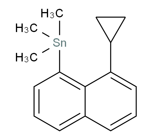 (8-cyclopropylnaphthalen-1-yl)trimethylstannane