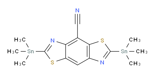2,6-bis(trimethylstannyl)benzo[1,2-d:4,5-d']bis(thiazole)-4-carbonitrile
