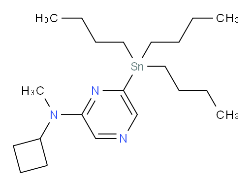 N-cyclobutyl-N-methyl-6-(tributylstannyl)pyrazin-2-amine