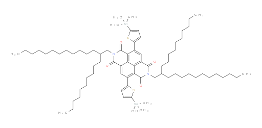 2,7-bis(2-decyltetradecyl)-4,9-bis(5-(trimethylstannyl)thiophen-2-yl)benzo[lmn][3,8]phenanthroline-1,3,6,8(2H,7H)-tetraone