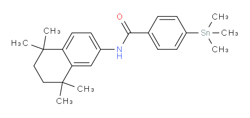 N-(5,5,8,8-tetramethyl-5,6,7,8-tetrahydronaphthalen-2-yl)-4-(trimethylstannyl)benzamide