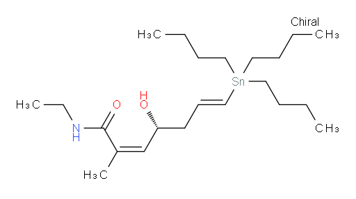 (R,2Z,6E)-N-ethyl-4-hydroxy-2-methyl-7-(tributylstannyl)hepta-2,6-dienamide