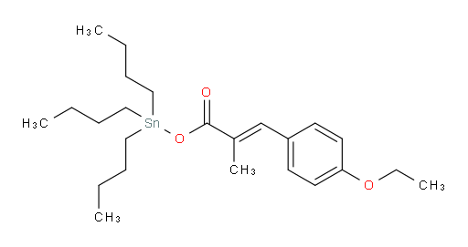 (E)-tributylstannyl 3-(4-ethoxyphenyl)-2-methylacrylate