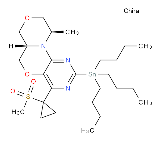 (6aS,10R)-10-methyl-4-(1-(methylsulfonyl)cyclopropyl)-2-(tributylstannyl)-6a,7,9,10-tetrahydro-6H-[1,4]oxazino[4,3-d]pyrimido[5,4-b][1,4]oxazine