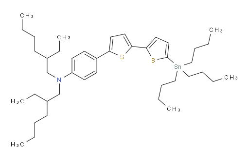 N,N-bis(2-ethylhexyl)-4-(5'-(tributylstannyl)-[2,2'-bithiophen]-5-yl)aniline