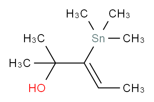(Z)-2-methyl-3-(trimethylstannyl)pent-3-en-2-ol