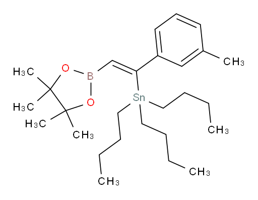 (Z)-tributyl(2-(4,4,5,5-tetramethyl-1,3,2-dioxaborolan-2-yl)-1-(m-tolyl)vinyl)stannane
