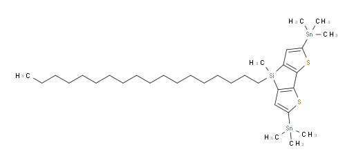 4-methyl-4-octadecyl-2,6-bis(trimethylstannyl)-4H-silolo[3,2-b:4,5-b']dithiophene