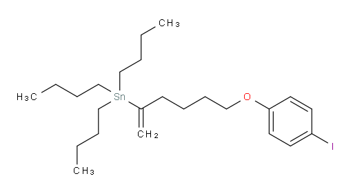 tributyl(6-(4-iodophenoxy)hex-1-en-2-yl)stannane