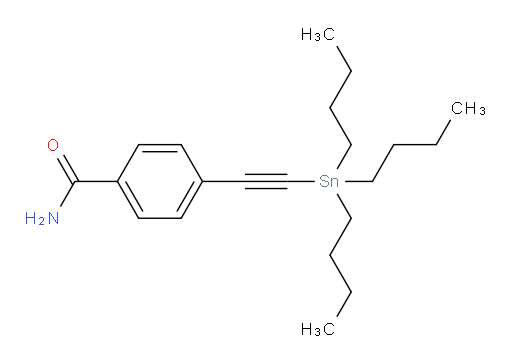 4-((tributylstannyl)ethynyl)benzamide