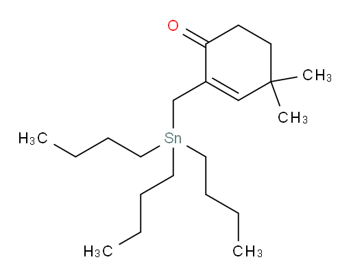 4,4-dimethyl-2-((tributylstannyl)methyl)cyclohex-2-enone