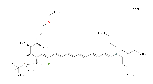 (5R,6S,7S)-5-((S,3Z,5E,7E,9E,11E,13E)-4-fluoro-14-(tributylstannyl)tetradeca-3,5,7,9,11,13-hexaen-2-yl)-2,2,3,3,6,7-hexamethyl-4,8,11-trioxa-3-silatridecane