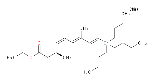 (S,4Z,6E,8E)-ethyl 3,7-dimethyl-9-(tributylstannyl)nona-4,6,8-trienoate