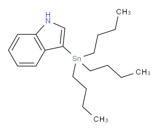 3-(tributylstannyl)-1H-indole