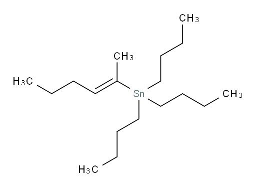 (E)-tributyl(hex-2-en-2-yl)stannane