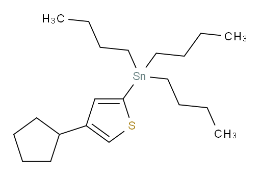 tributyl(4-cyclopentylthiophen-2-yl)stannane