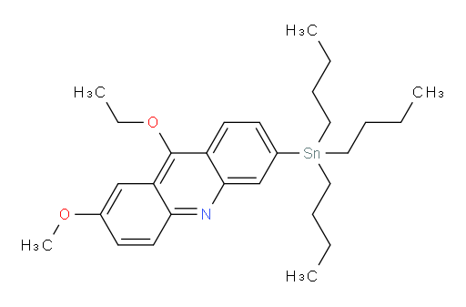 9-ethoxy-2-methoxy-6-(tributylstannyl)acridine