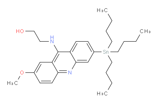 2-((2-methoxy-6-(tributylstannyl)acridin-9-yl)amino)ethanol