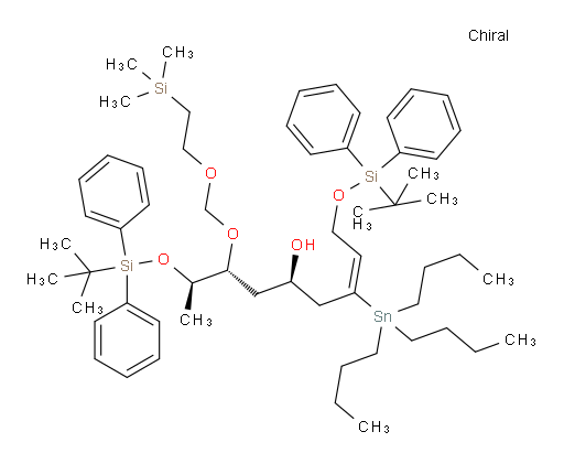 (8R,10R,E)-8-((R)-1-((tert-butyldiphenylsilyl)oxy)ethyl)-2,2,17,17-tetramethyl-16,16-diphenyl-12-(tributylstannyl)-5,7,15-trioxa-2,16-disilaoctadec-12-en-10-ol