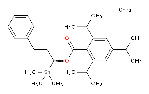(R)-3-phenyl-1-(trimethylstannyl)propyl 2,4,6-triisopropylbenzoate