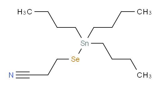 3-((tributylstannyl)selanyl)propanenitrile