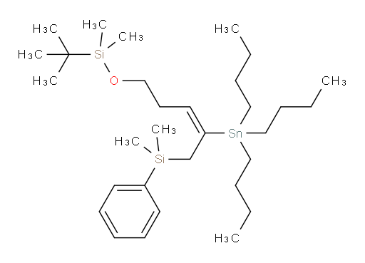 (E)-叔丁基((5-(二甲基(苯基)硅烷基)-4-(三丁基锡基)戊-3-烯-1-氧基))二甲基硅烷
