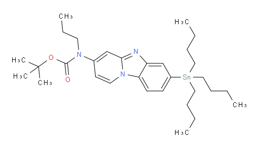 tert-butyl propyl(7-(tributylstannyl)benzo[4,5]imidazo[1,2-a]pyridin-3-yl)carbamate