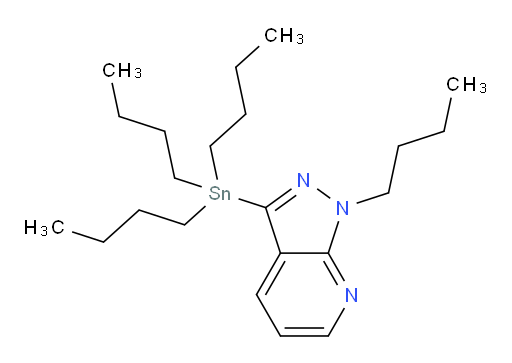 1-butyl-3-(tributylstannyl)-1H-pyrazolo[3,4-b]pyridine
