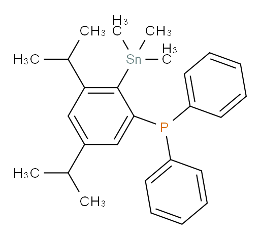 (3,5-diisopropyl-2-(trimethylstannyl)phenyl)diphenylphosphine