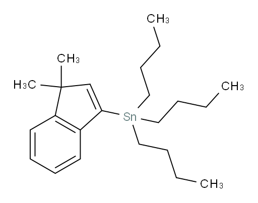 tributyl(1,1-dimethyl-1H-inden-3-yl)stannane