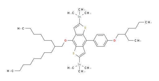 (4-(4-((2-ethylhexyl)oxy)phenyl)-8-((2-hexyldecyl)oxy)benzo[1,2-b:4,5-b']dithiophene-2,6-diyl)bis(trimethylstannane)