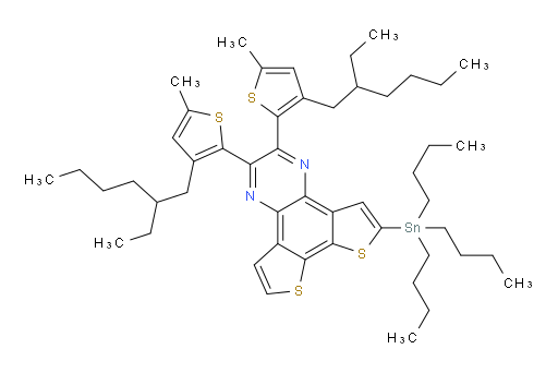 2,3-bis(3-(2-ethylhexyl)-5-methylthiophen-2-yl)-6-(tributylstannyl)dithieno[3,2-f:2',3'-h]quinoxaline