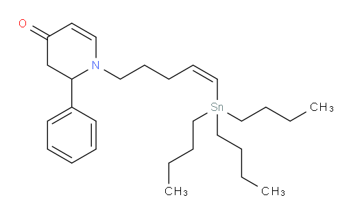 (Z)-2-phenyl-1-(5-(tributylstannyl)pent-4-en-1-yl)-2,3-dihydropyridin-4(1H)-one