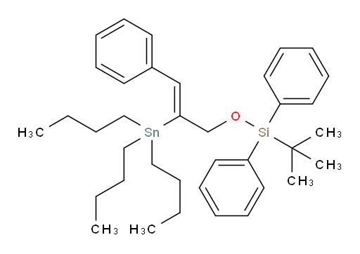(Z)-tert-butyldiphenyl((3-phenyl-2-(tributylstannyl)allyl)oxy)silane