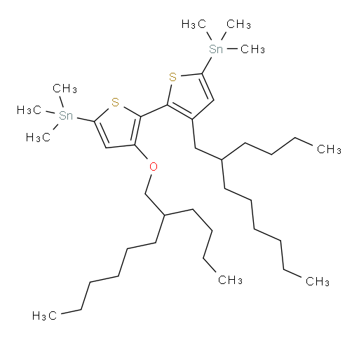 (3-(2-butyloctyl)-3'-((2-butyloctyl)oxy)-[2,2'-bithiophene]-5,5'-diyl)bis(trimethylstannane)
