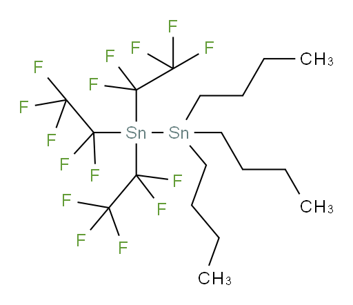 1,1,1-tributyl-2,2,2-tris(perfluoroethyl)distannane